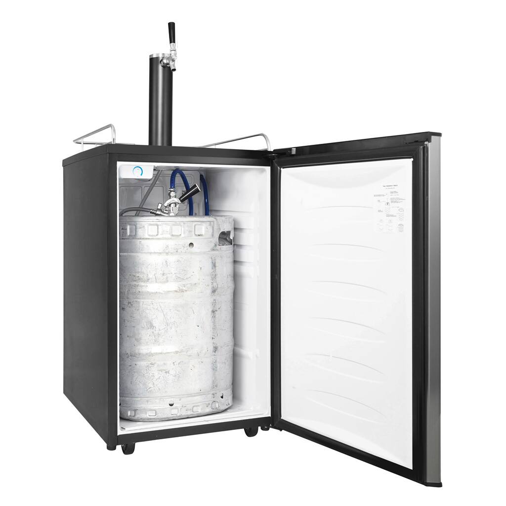 Alt View 2. Danby - 5.4 cu. ft. Single-Tap Keg Cooler - Stainless Steel.