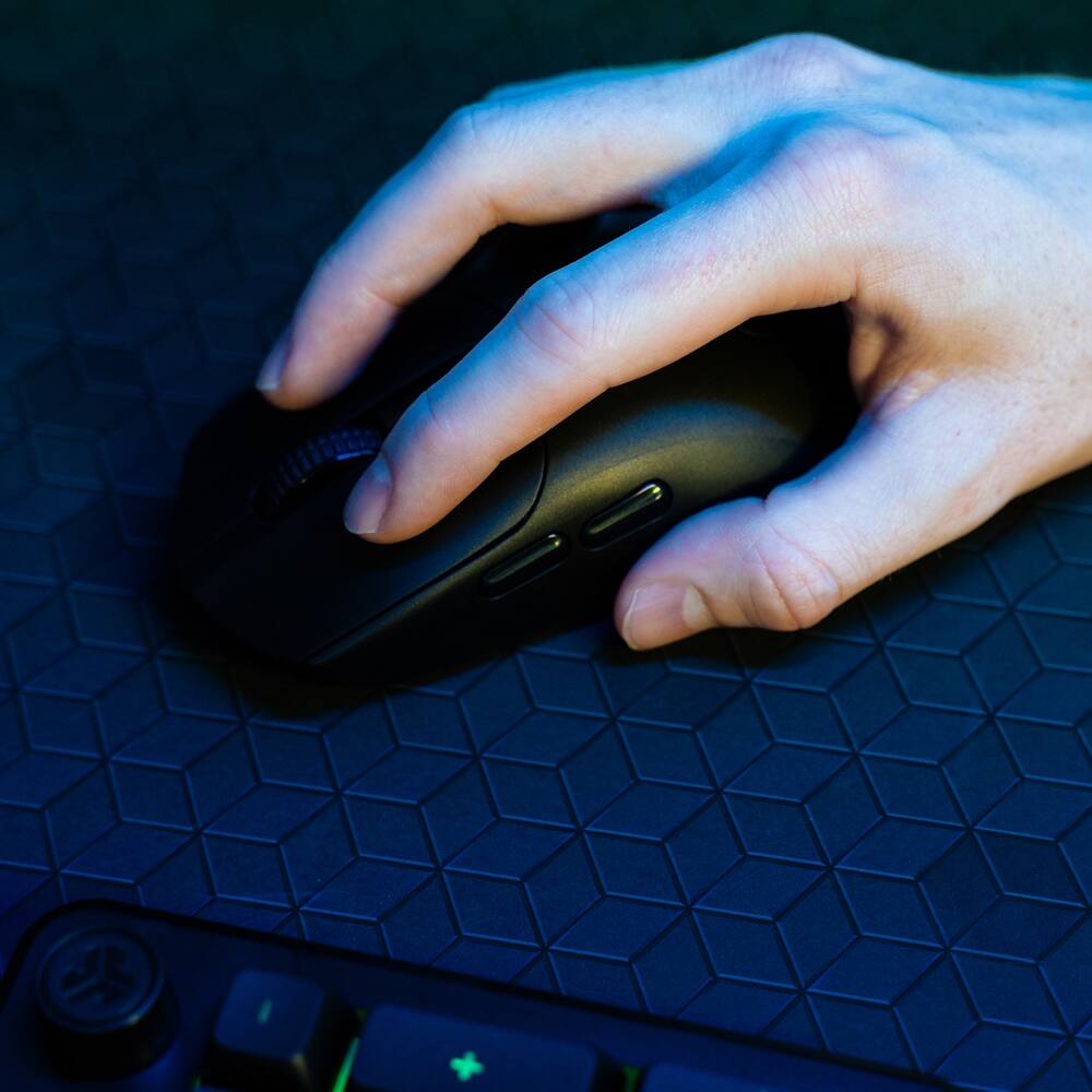 Alt View 6. JLab - Nightfall Wireless Gaming Mouse - Black.