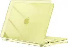 Front. mosiso - Protective Hard Shell Case for MacBook Neo 13 inch Model A3404 (2026) - Crystal Citrus.