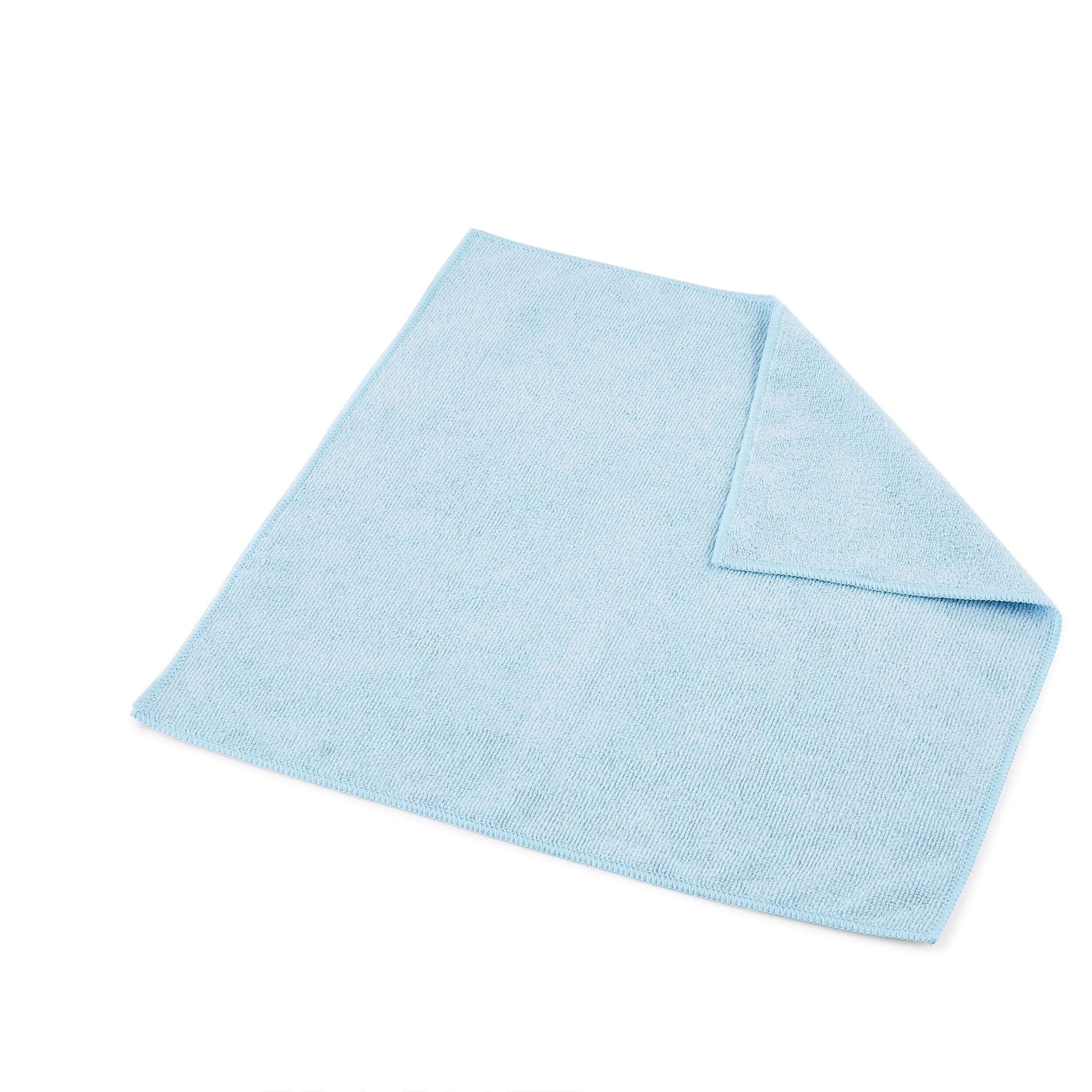 Alt View 6. Coastwide Professional - Microfiber Cloths, 16" x 16", 12/Pack - Blue.