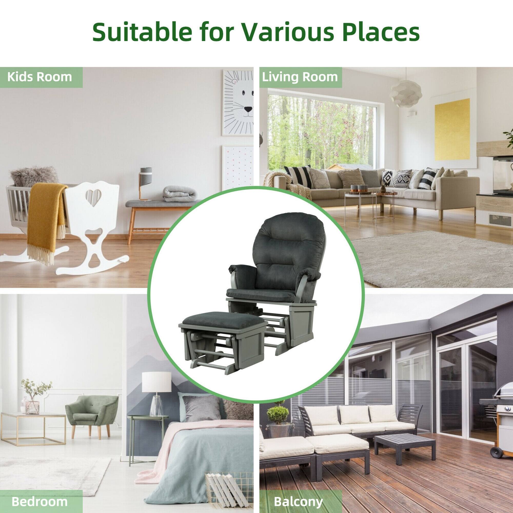 Suitable for Various Places

- Kids Room
- Living Room
- Bedroom
- Balcony