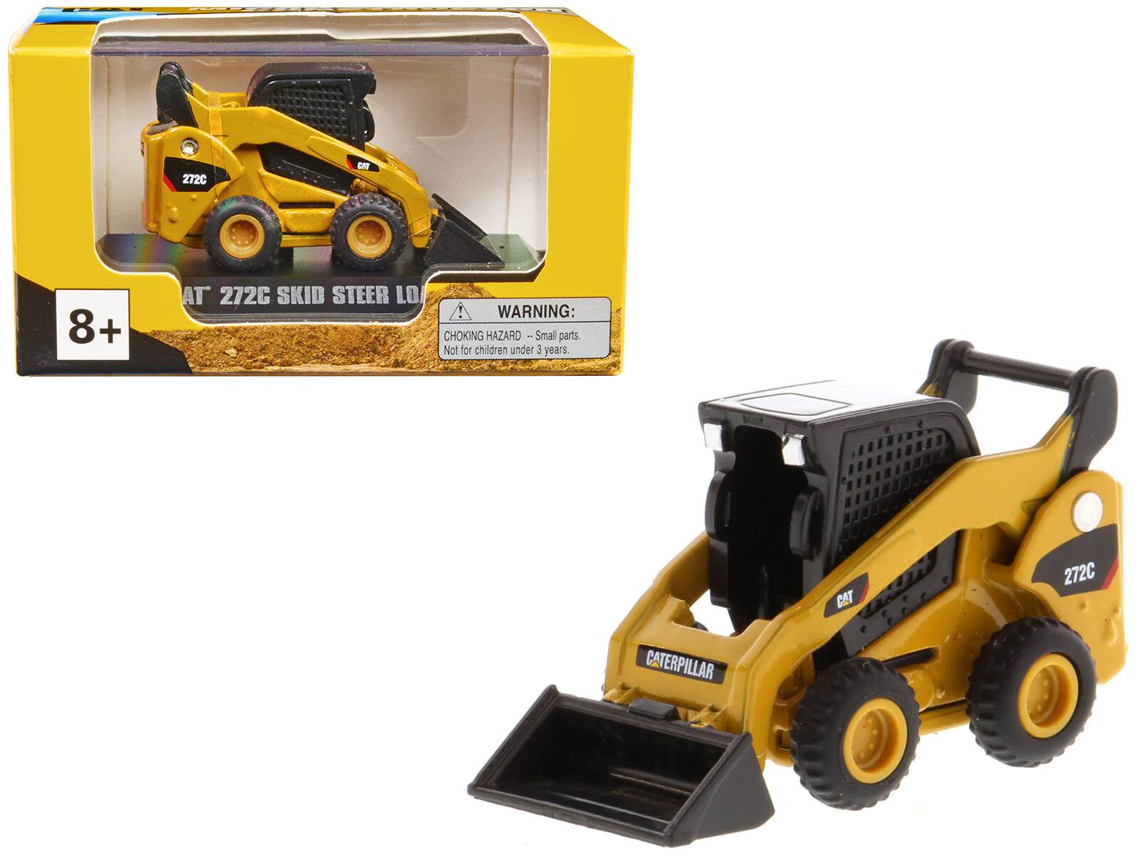 272C  
AT 272C SKID STEER LOADER  

8+  

WARNING:  
CHOKING HAZARD - Small parts. Not for children under 3 years.  

CATERPILLAR  
CAT  
272C