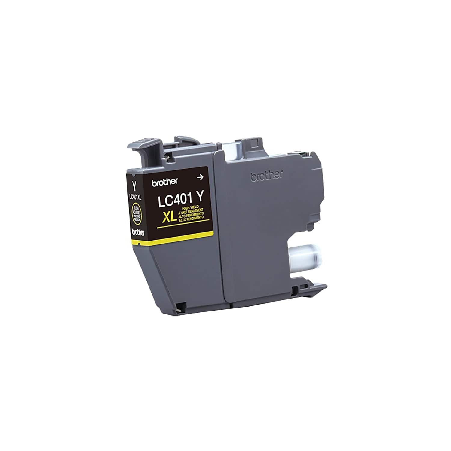 Y brother LC401 Y  
XL  
A high yield ink cartridge  
A high yield ink cartridge  
ALTO RENDIMIENTO  
ALTO RENDIMIENTO