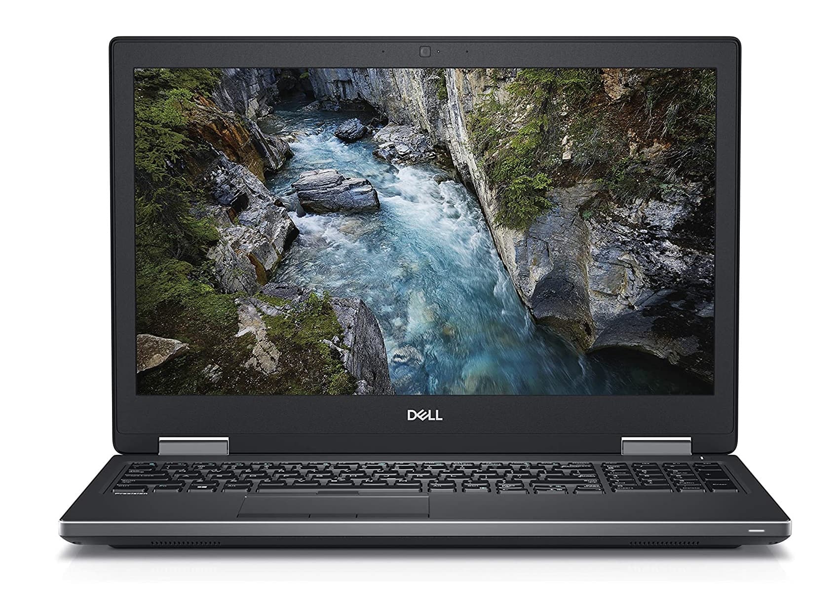 Front. Dell - Dell Precision 7530 Intel I7-8850H 2.6GHZ, 64GB RAM, 512GB SSD, W10P-64 - Refurbished - Black.