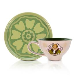 Silver Buffalo - Avatar: The Last Airbender Jasmine Dragon 12-ounce Ceramic Teacup and Saucer Set - White
