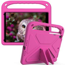 UUCOVER - Lightweight EVA Case for iPad 9th 8th 7th Gen 10.2-inch (2021/2020/2019) Shockproof Handle Kickstand Anti-Slip Cover - Rose