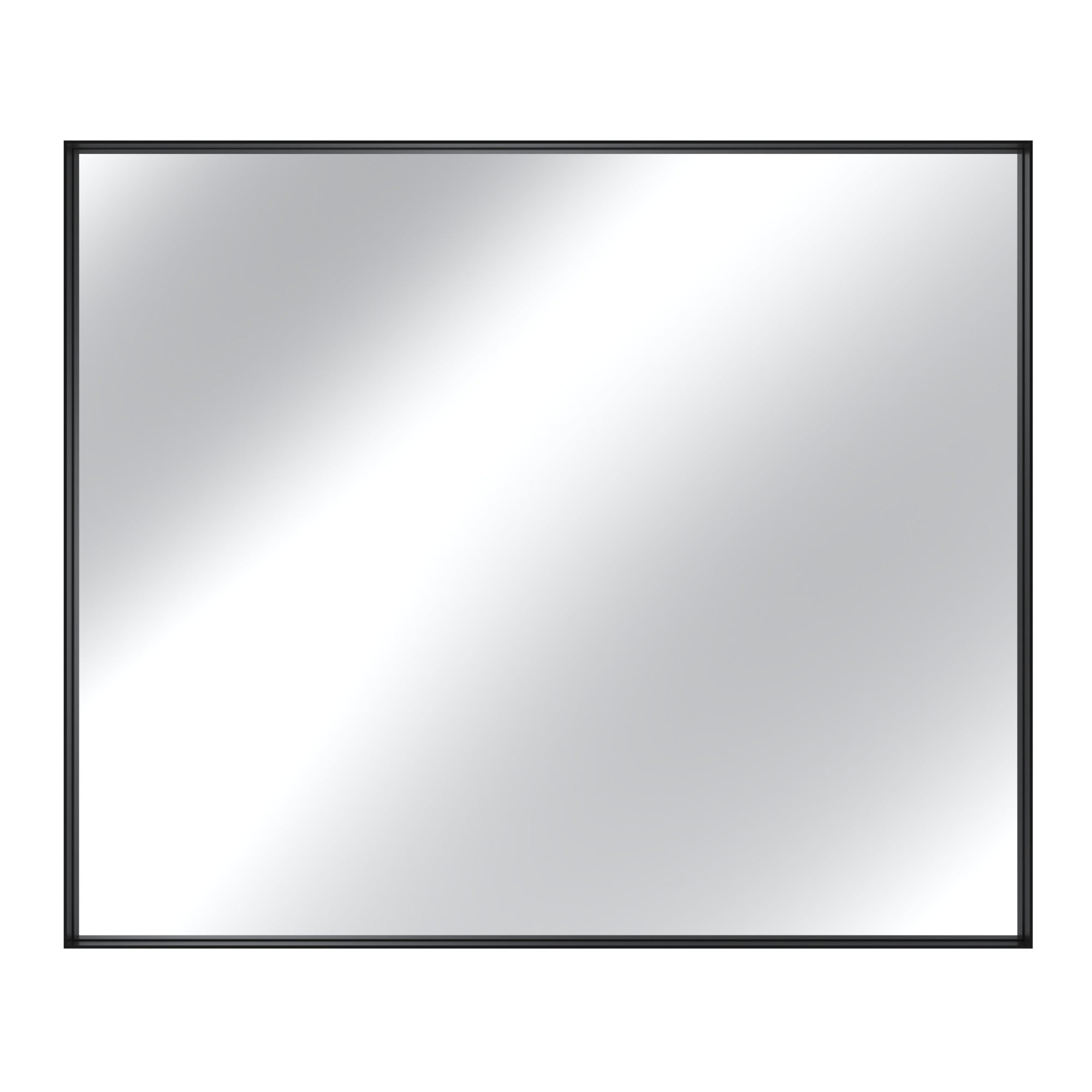 Boyel Living - 48 x 40 in Rectangle Square Right-Angle Mirror with Matte Black Aluminum Frame price history on PriceWatchPro