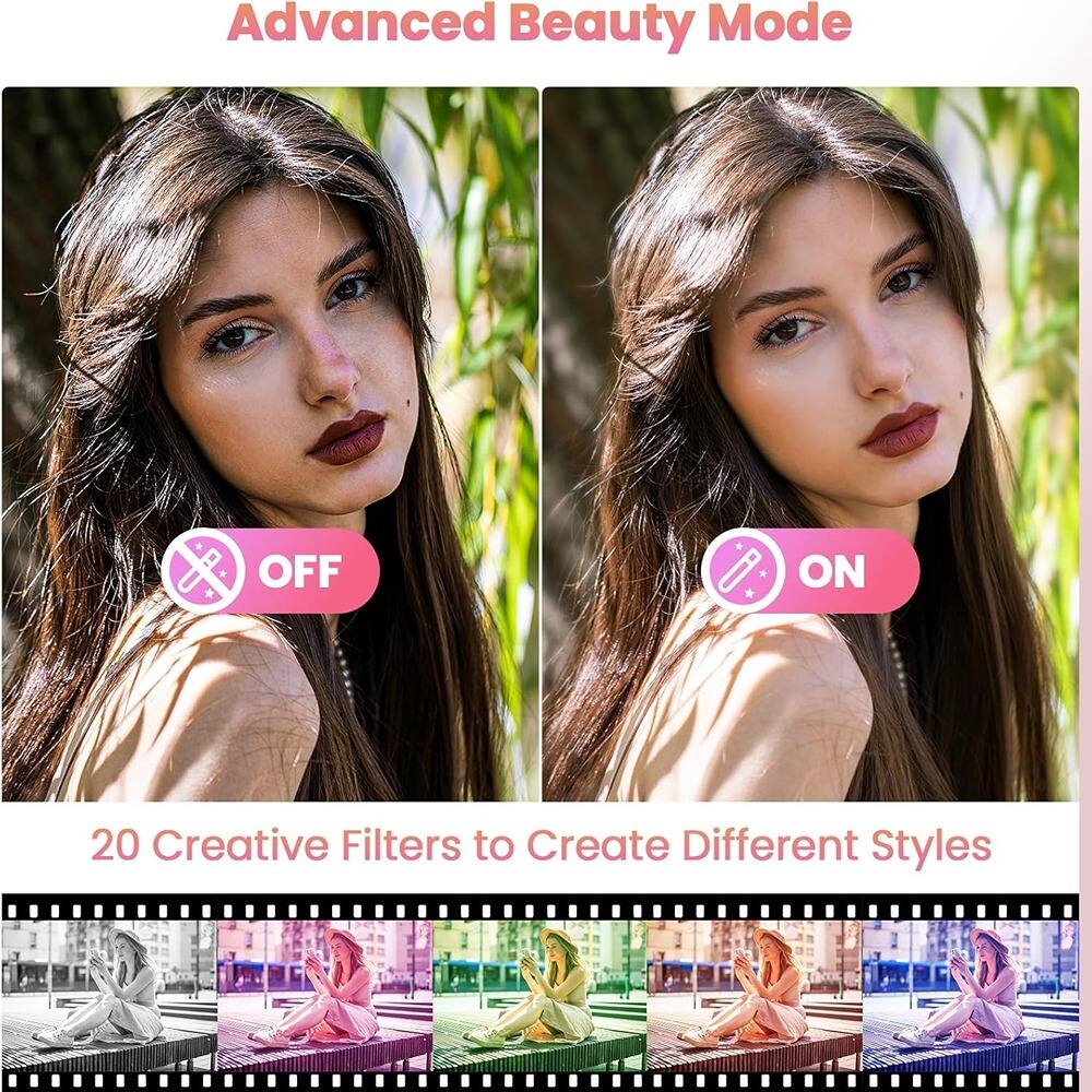 Advanced Beauty Mode

OFF

ON

20 Creative Filters to Create Different Styles