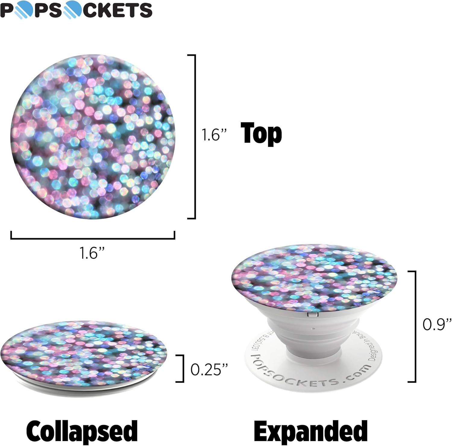 P PS CKETS

1.6" Top

1.6"

0.25"

Collapsed

Expanded

0.9"

Designed in

PPOCKETS.COM