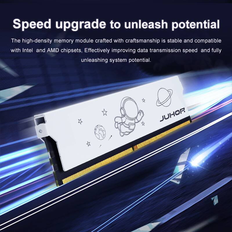 Speed upgrade to unleash potential

The high-density memory module crafted with craftsmanship is stable and compatible with Intel and AMD chipsets, effectively improving data transmission speed and fully unleashing system potential.