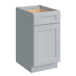 Boyel Living - 18 Inch Base Cabinet with Full Overlay Doors and Soft-Close Hinges - Dove Grey