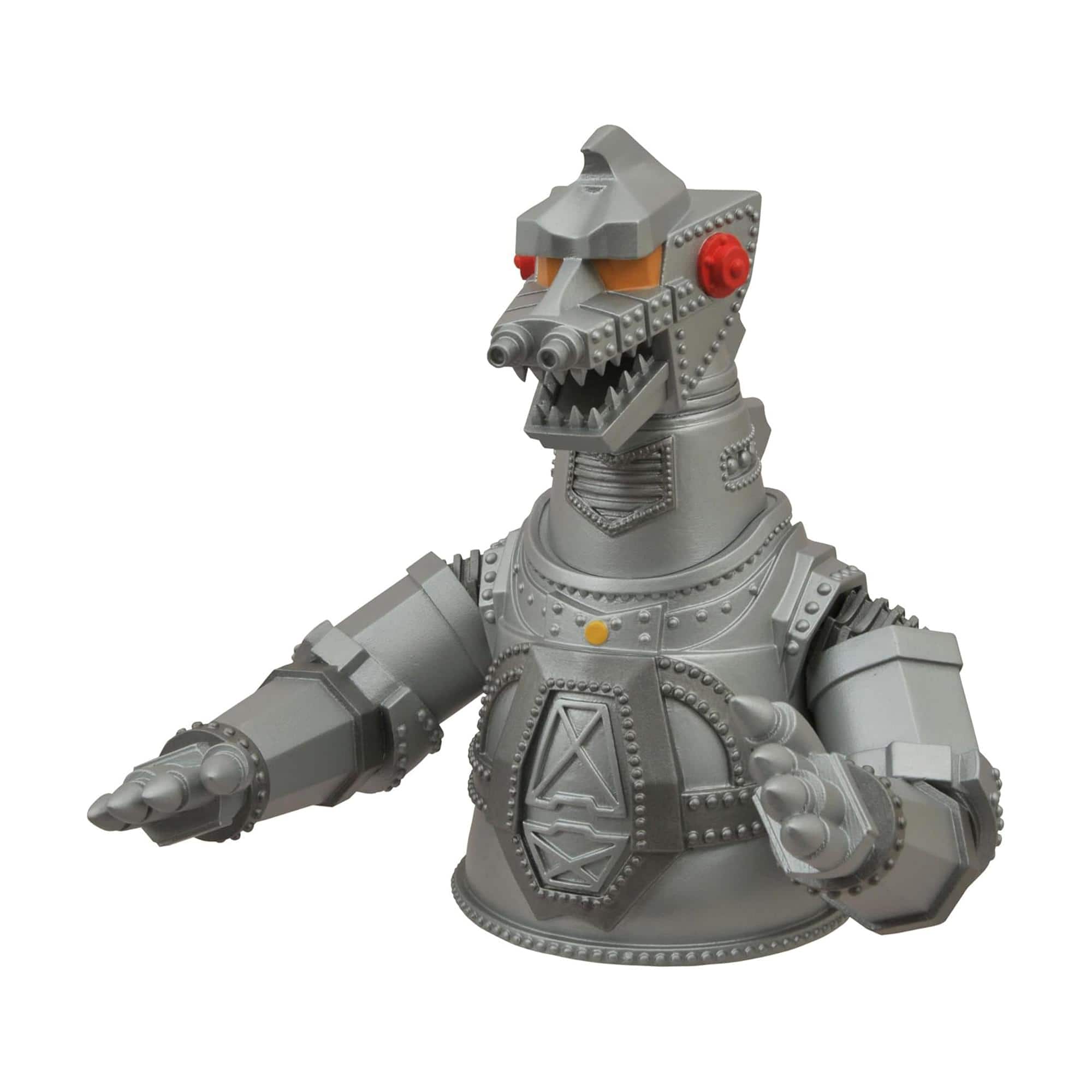 Diamond Comic - Godzilla Mechagodzilla 8" Vinyl Bust Bank - Gray