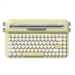 AJAZZ - AF84 Dual Mode White- No Backlight - Yellow