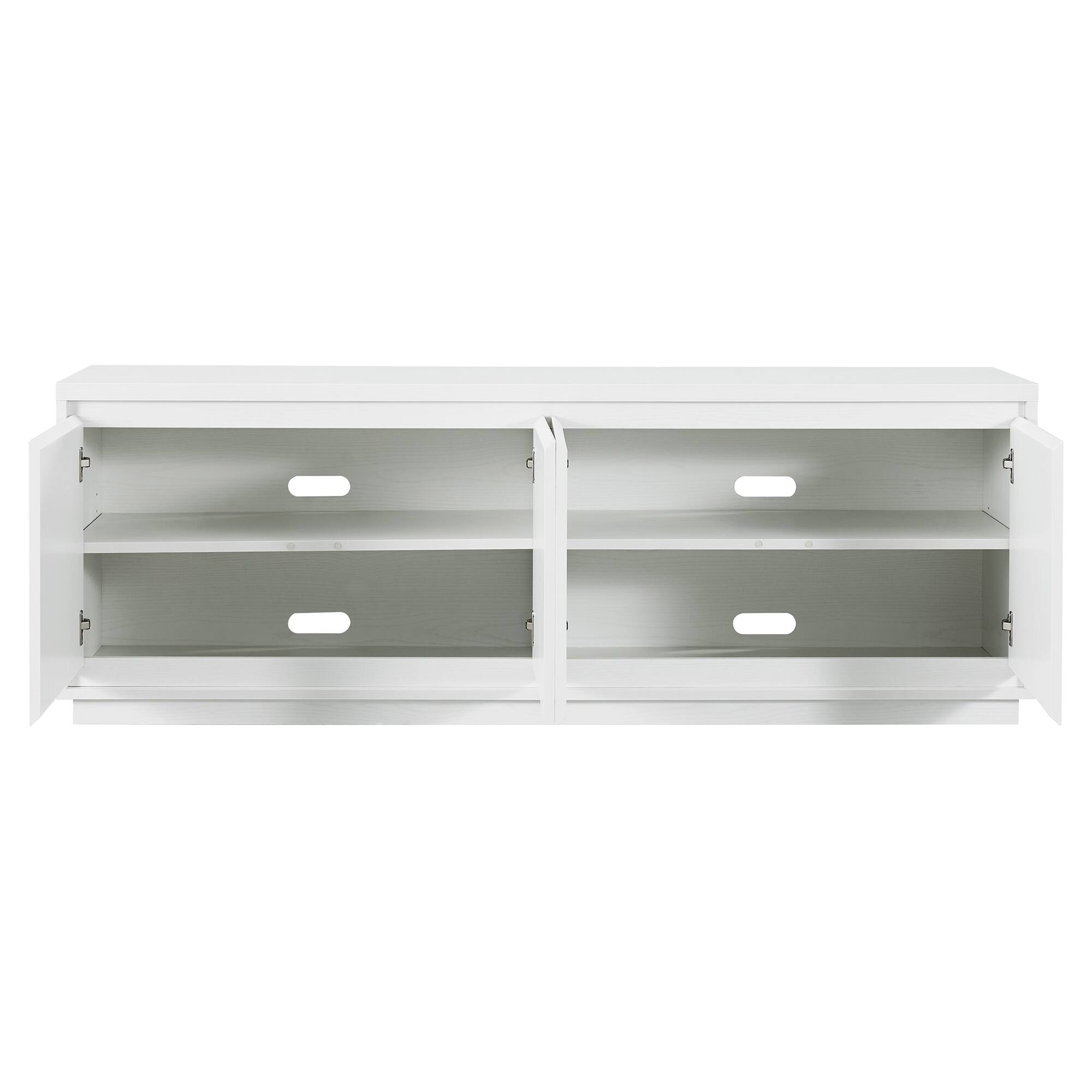 Alt View 16. Camden&Wells - Presque TV Stand for TV's up to 75" - White.