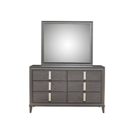 Alpine Furniture - Lorraine Mirror - Dark Gray