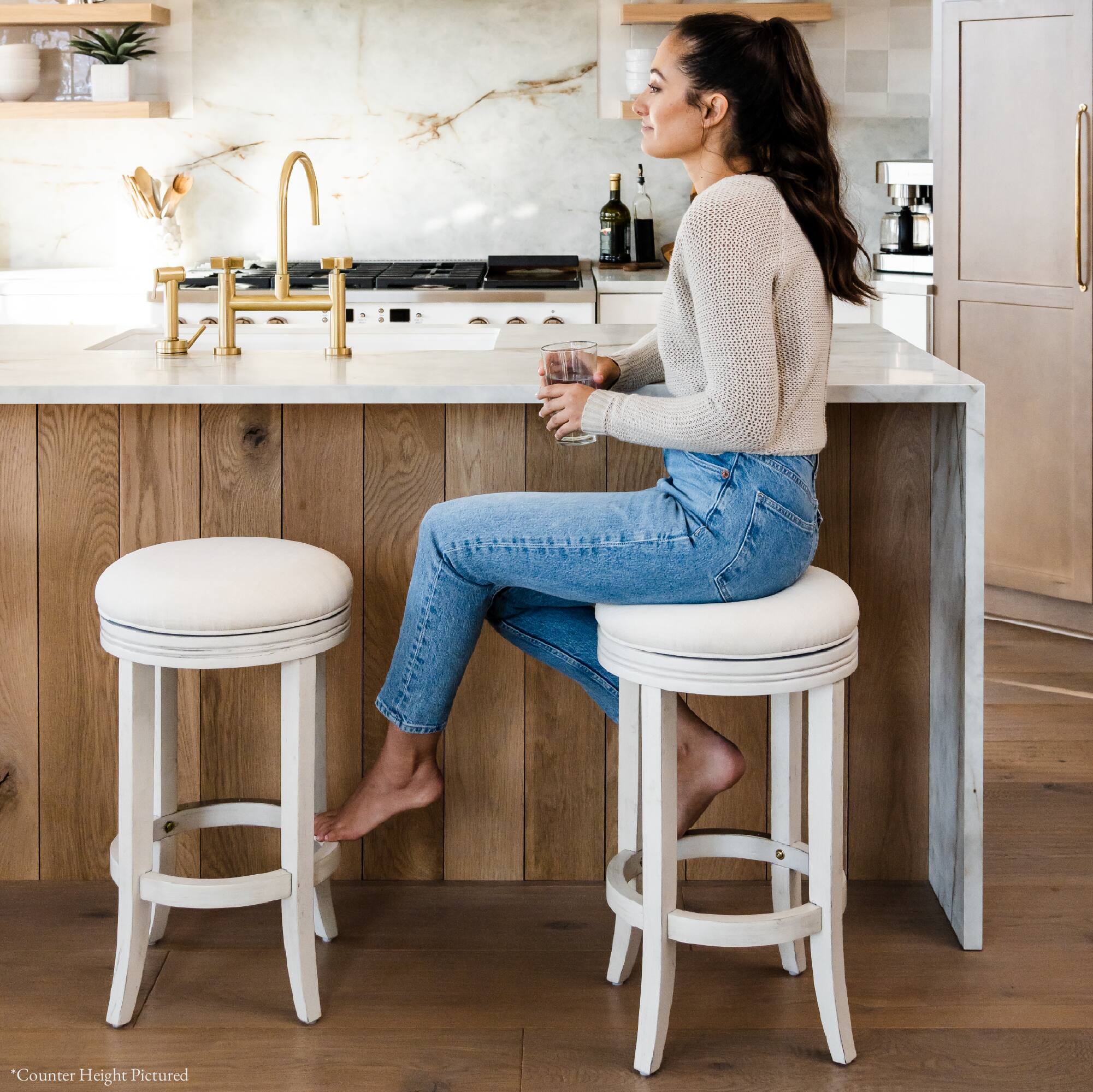 *Counter Height Pictured
