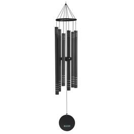 FC Design - 43" Long Black Traditional Tuned Wind Chime Outdoor Patio or Garden Hanging Decoration - Multi-Color