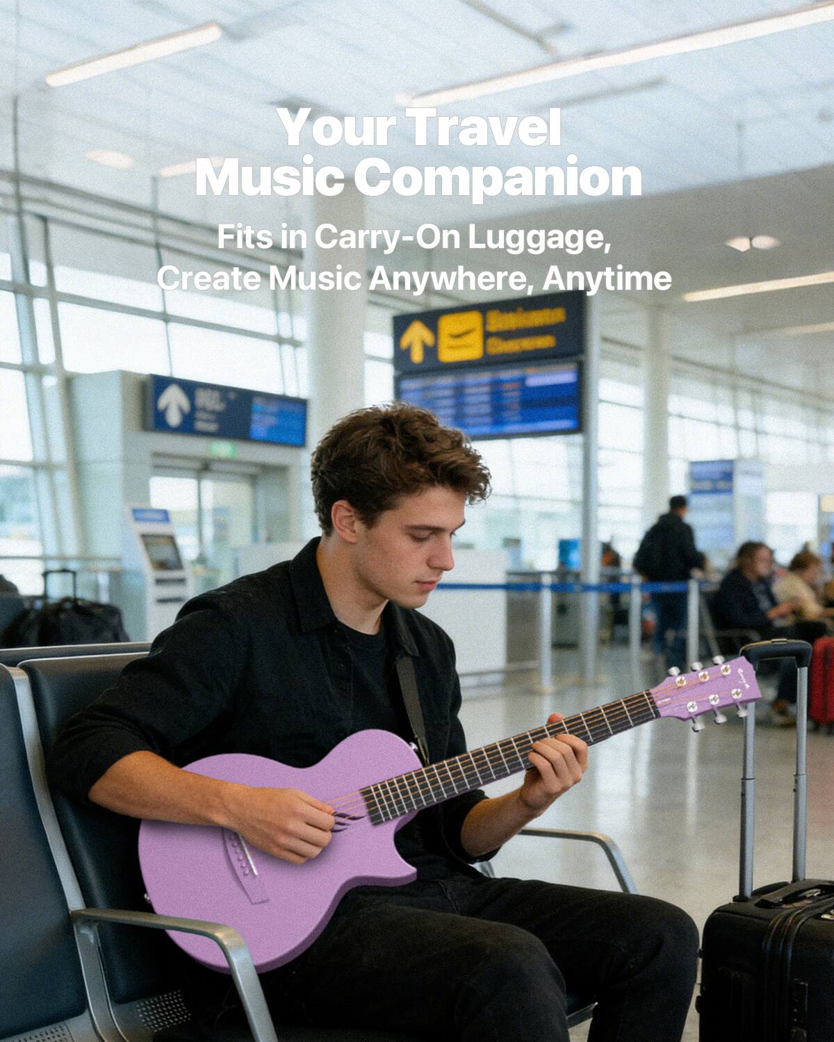 Your Travel Music Companion  
Fits in Carry-On Luggage,  
Create Music Anywhere, Anytime