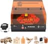 Mecpow - X4 Pro Dual Laser Engraver, 40W & 20W, Air Assist & 30000 mm/min, Camera & Led Lights, Enclosed Cutter for Acrylic Wood