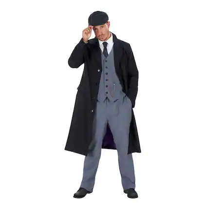 Front. Orion Costumes - Mens 20s Adult Costume Small - Black.