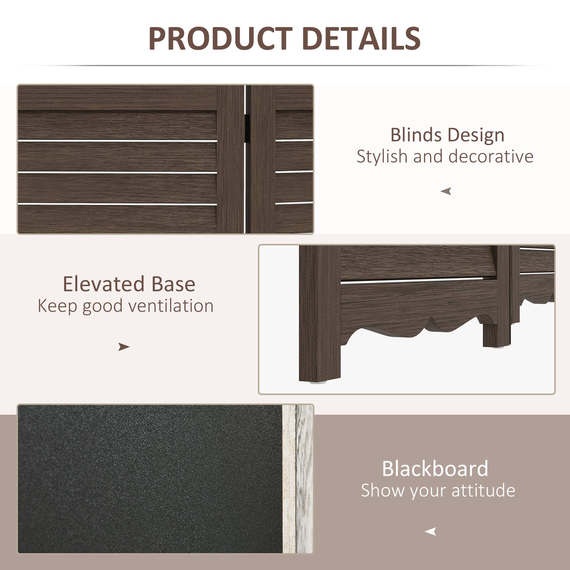 PRODUCT DETAILS

Blinds Design - Stylish and decorative
Elevated Base - Keep good ventilation
Blackboard - Show your attitude