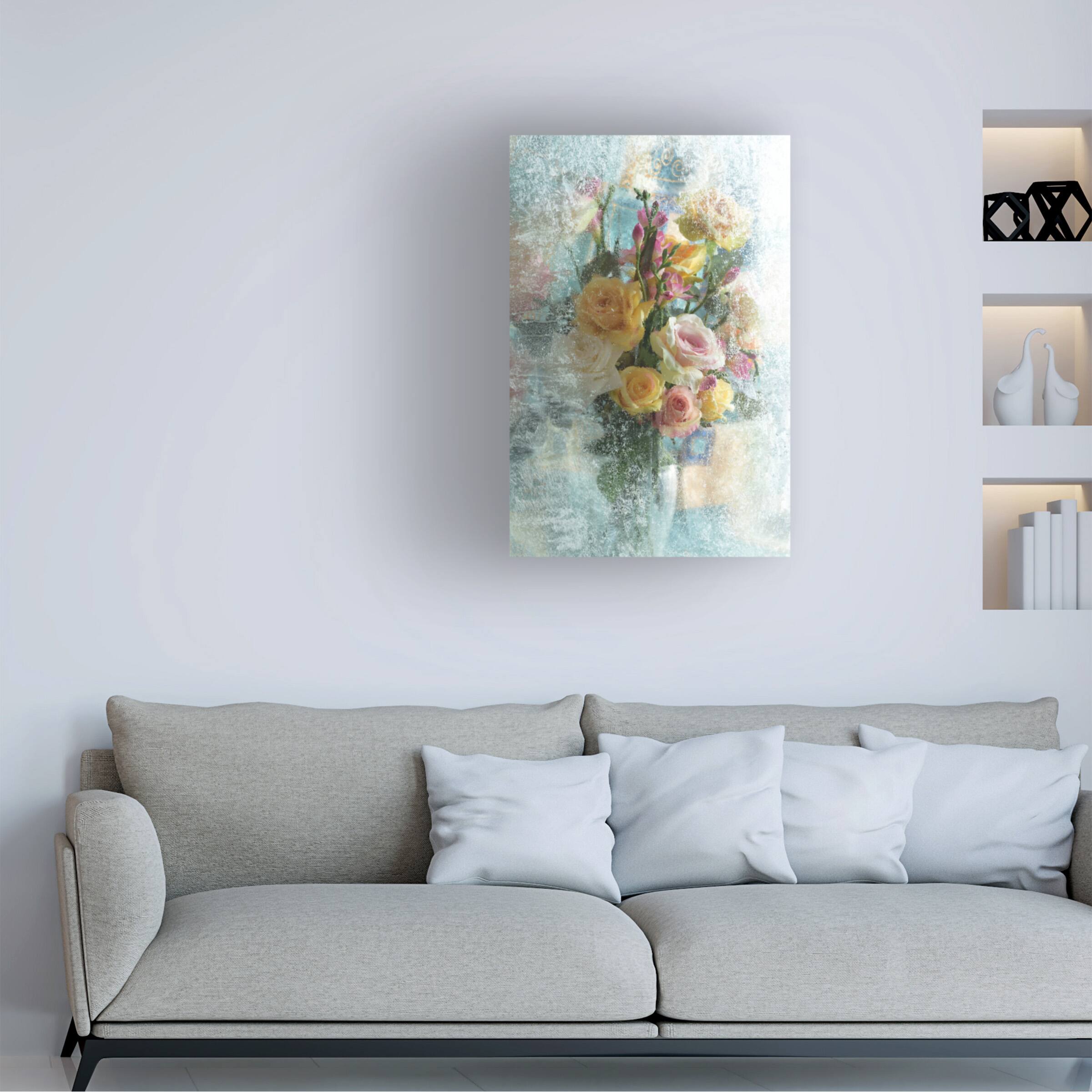 Back. Trademark Fine Art - Andrey Morozov The Winter Bouquet Canvas Art - 30 x 47 Inches - 30x47 - Multicolor.