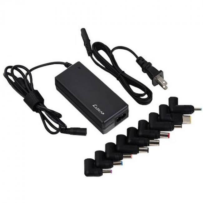 Thermaltake - LUXA2 EnerG Bar AC Adapter - 65 W - 120 V AC, 230 V AC Input - 16 V DC, 20 V DC Output - 4.50 A - 1 - Black