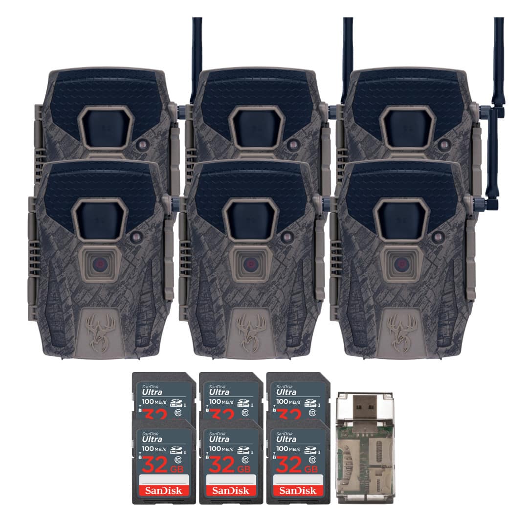 Wildgame Innovations - Terra XT 2.0 Three Cellular Trail Cameras 2 Pack Bundle