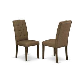 East West Furniture - Dining Chair Jacobean - Brown