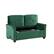 Angle. Lifestyle Solutions - Anton Pull-Out Loveseat with Power and USB Ports - Green.