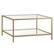 Angle. Camden&Wells - Sivil Square Coffee Table - Brass.