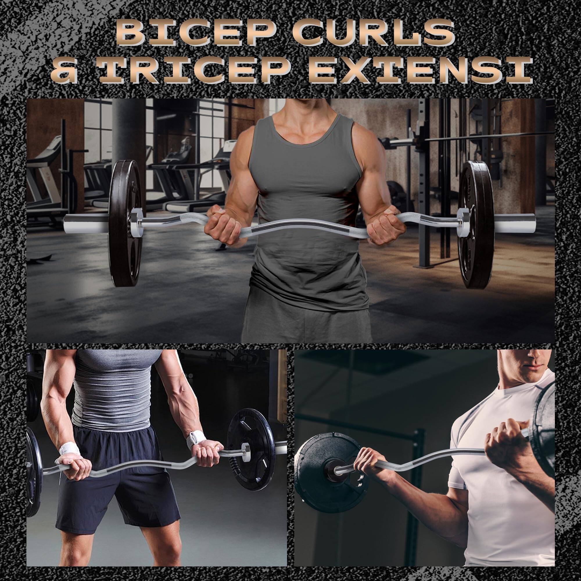 BICEP CURLS & TRICEP EXTENSION