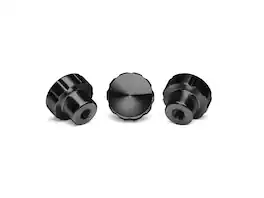 WeatherTech - Solid Billet Aluminum Knobs for CupFone | 3 Pack - Black