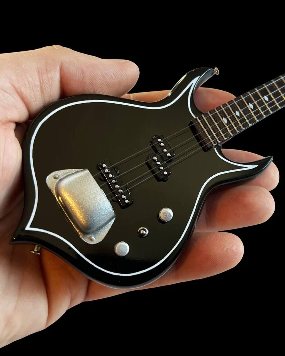 Alt View 1. Axe Heaven - Axe Heaven -Gene Simmons - Gene Simmons Kiss Signature Punisher Mini Bass Guitar Replica Collectible - Collectibles - Multicolor.