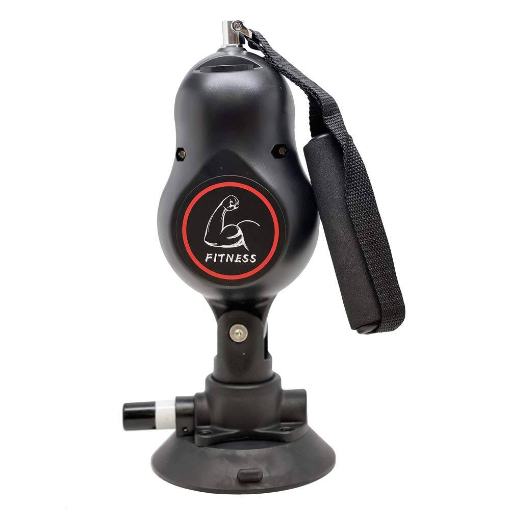 Front. Amber Sporting Goods - Resistance Rope Multi Trainer: versatile bands for therapy, home gym & strength training. - Black.