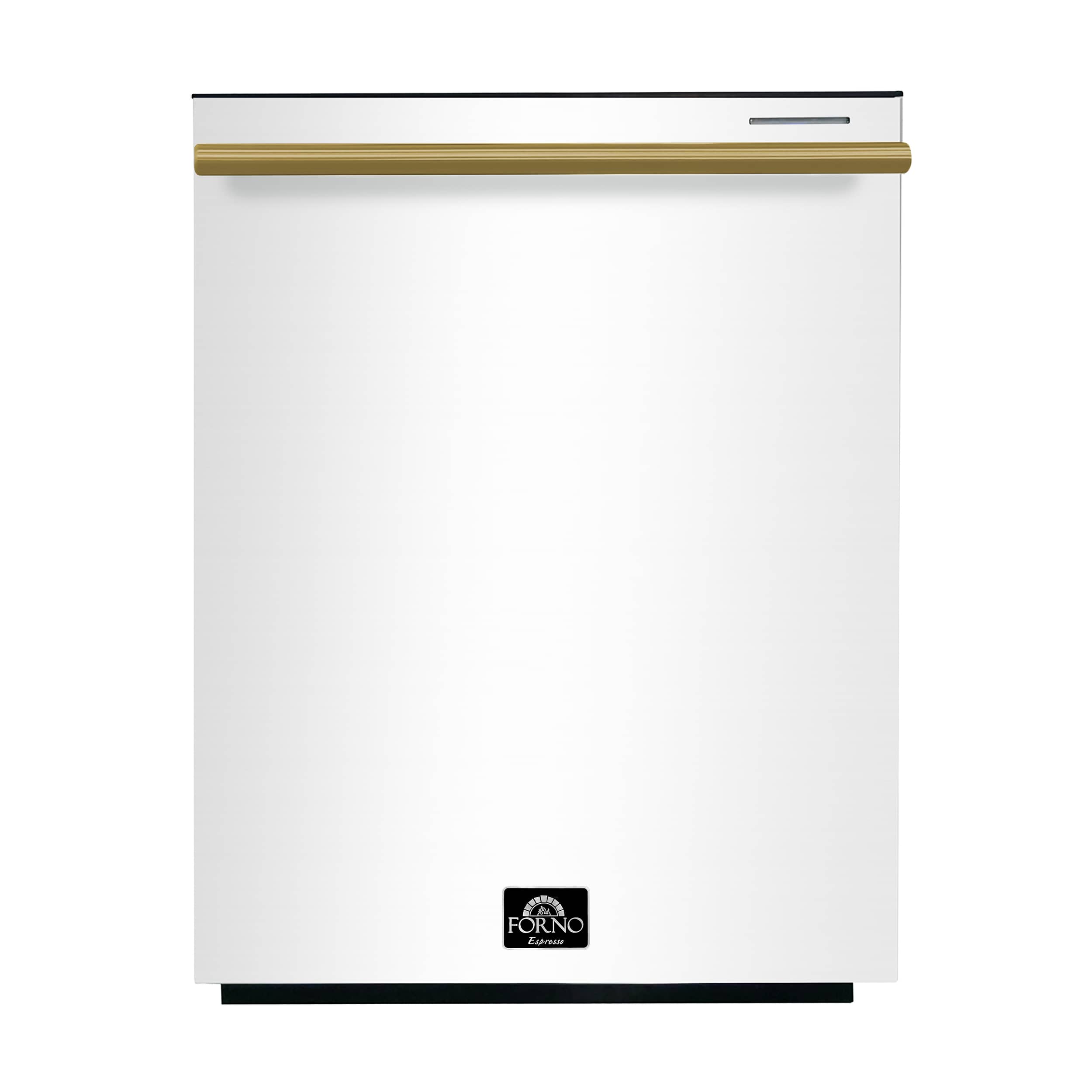 Forno Appliances - Pozzo 24" Top Control Built-In Stainless Steel Tub Dishwasher with 3rd Rack and 49dBA - White