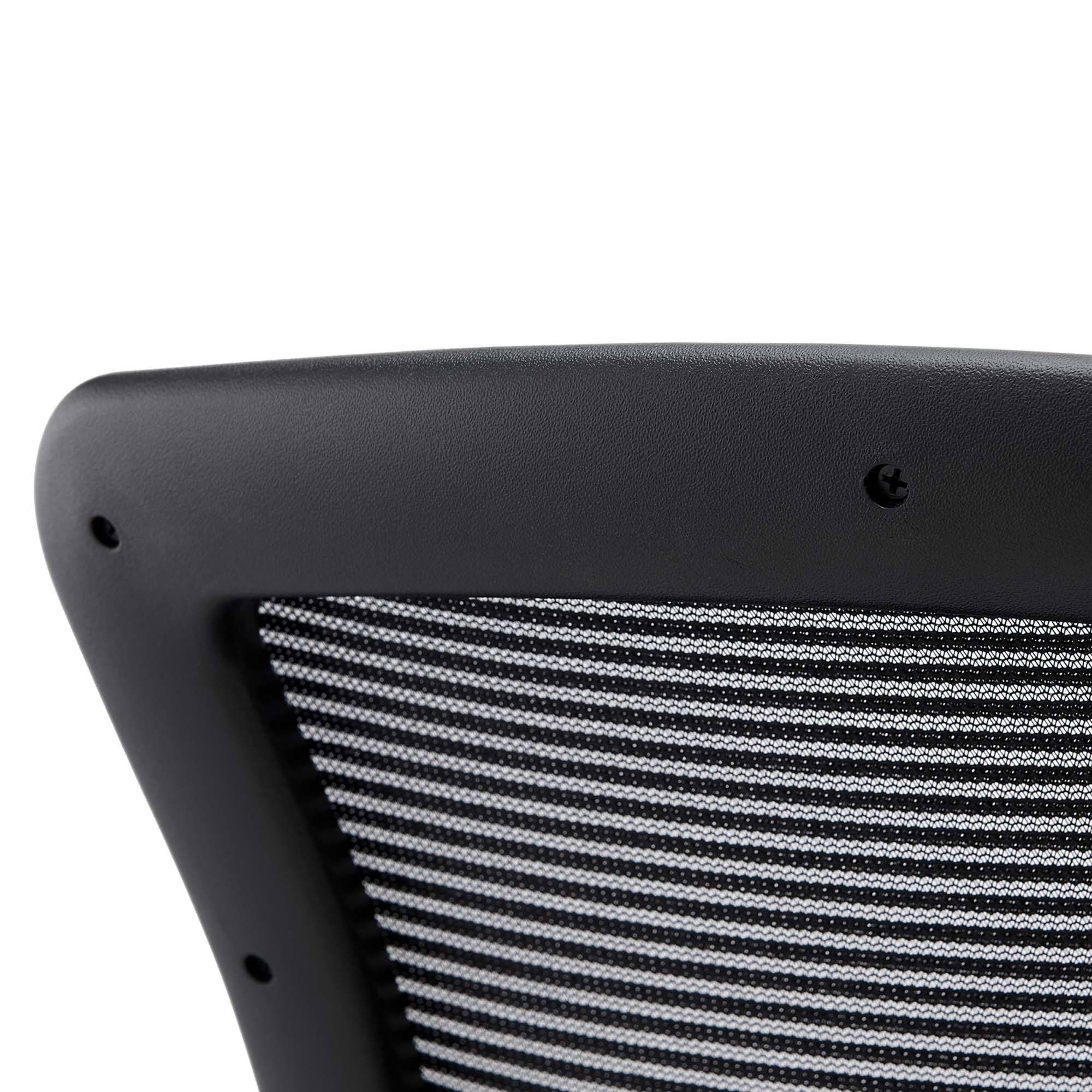 Alt View 4. Modway - Edge Vinyl Office Chair by Modway - Black.