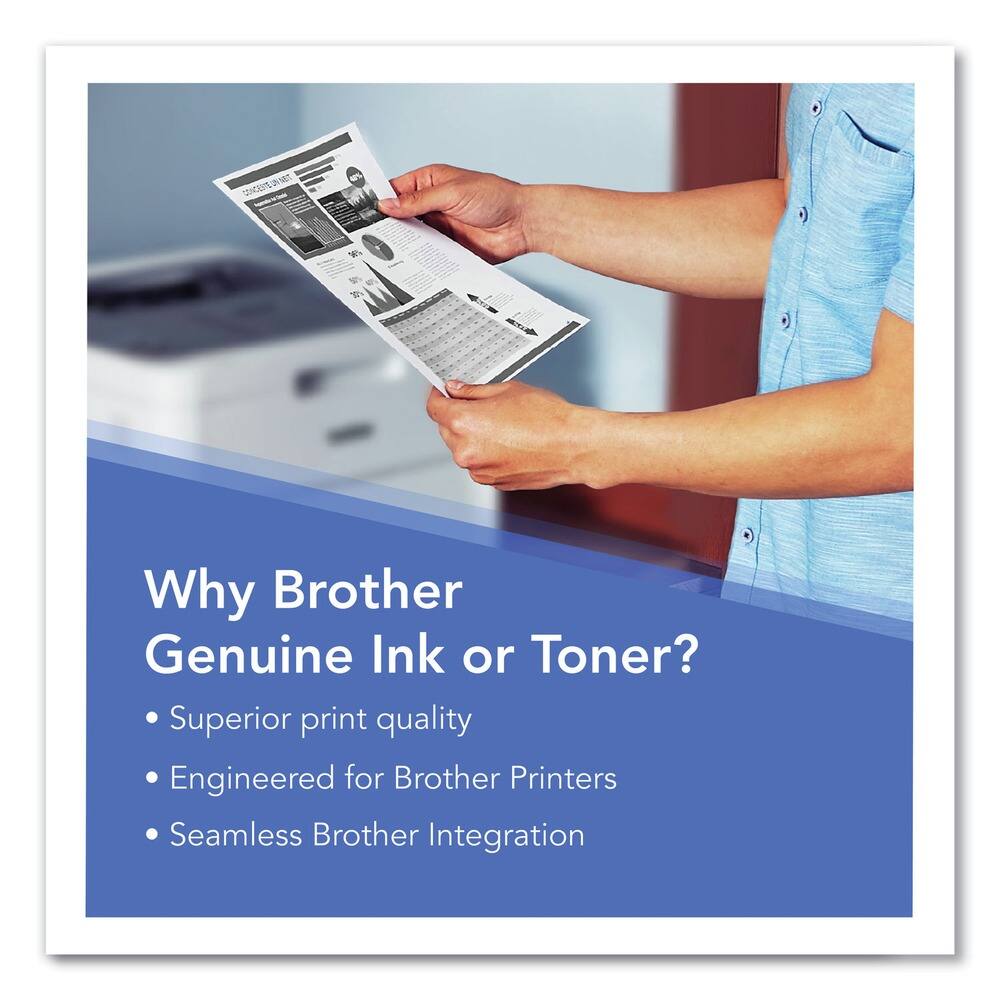 Why Brother Genuine Ink or Toner?

- Superior print quality
- Engineered for Brother Printers
- Seamless Brother Integration