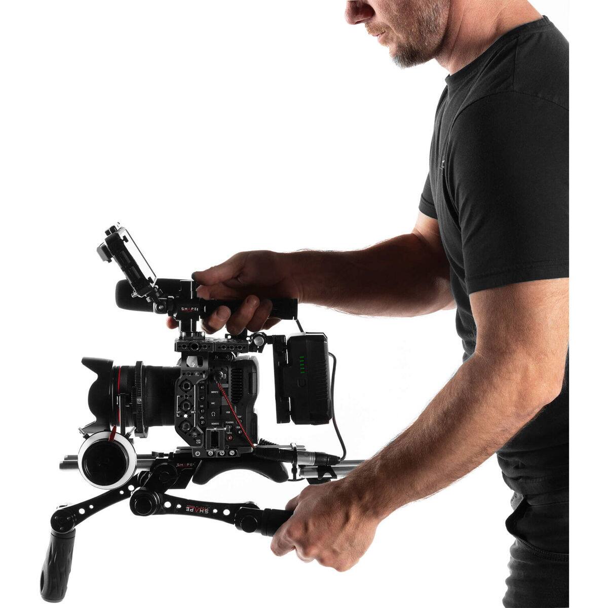 Alt View 1. Shape - Shape Camera Cage and Top Handle for Canon C70.