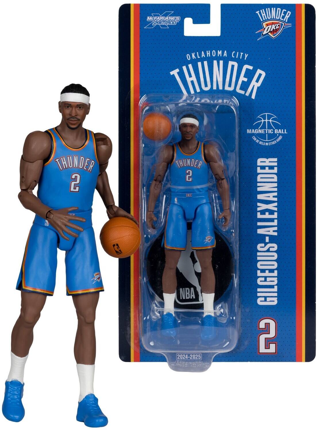 McFarlane SportsPicks - NBA - Shai Gilgeous-Alexander (Oklahoma City Thunder) 6" Action Figure - COLLECTIBLES
