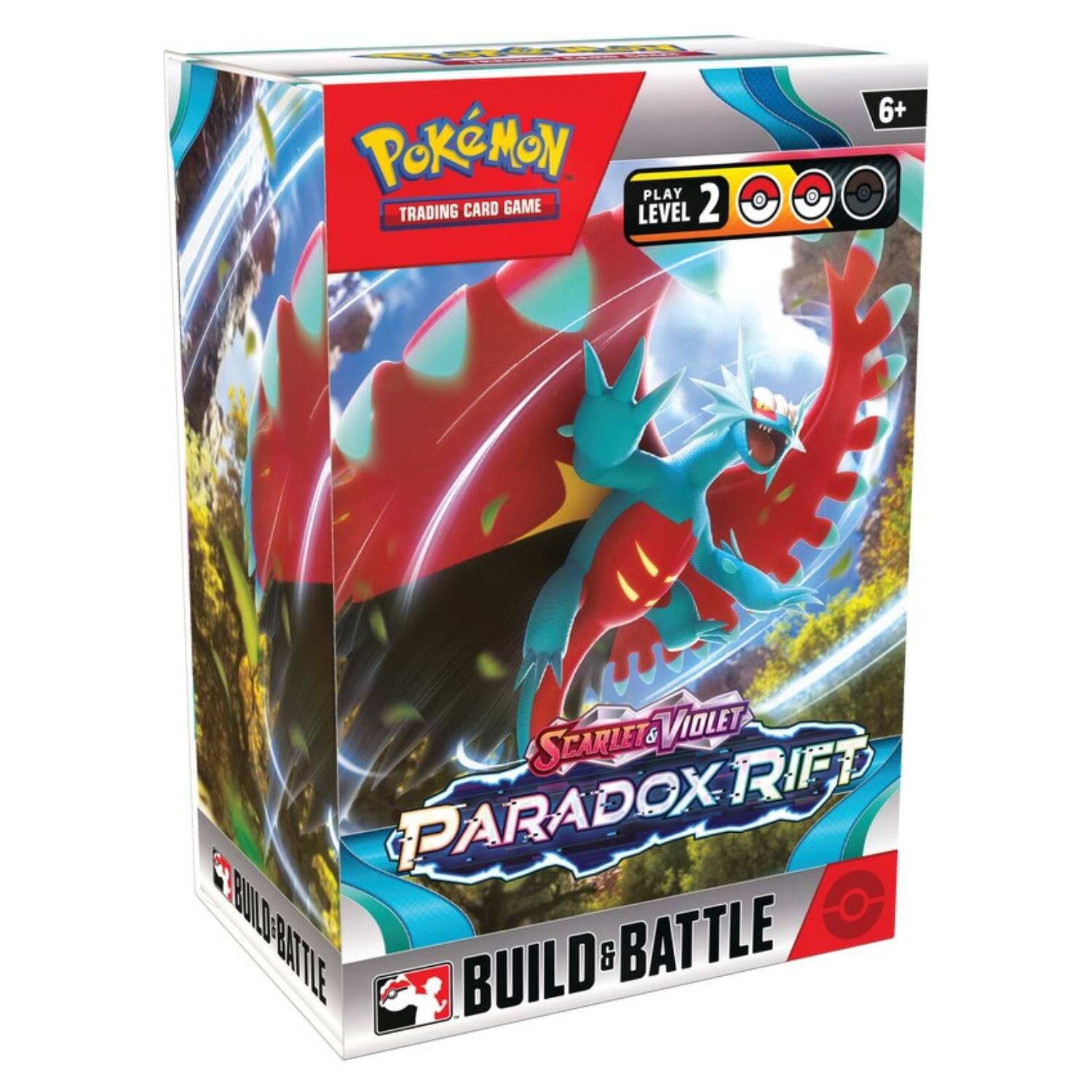 Pokémon Trading Card Game  
Scarlet & Violet  
Paradox Rift  
Build & Battle  
Play Level 2  
6+
