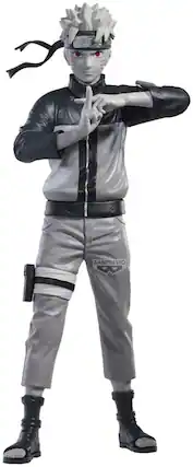 Front. PopMarket - Banpresto Naruto Shippuden Noir Edge Collection-Naruto Uzumaki Statue - COLLECTIBLES - Multicolor.