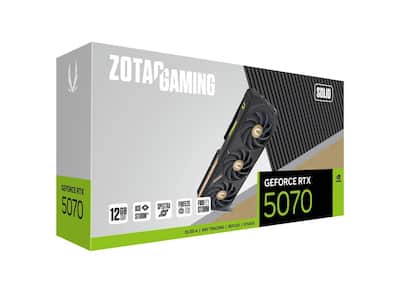 ZOTAC SOLID GeForce RTX 5070 12GB 192 Bit GDDR7 PCI Express 5.0 ZOTAC SOLID GeForce RTX 5070 12GB 192 Bit GDDR7 PCI Express 5.0