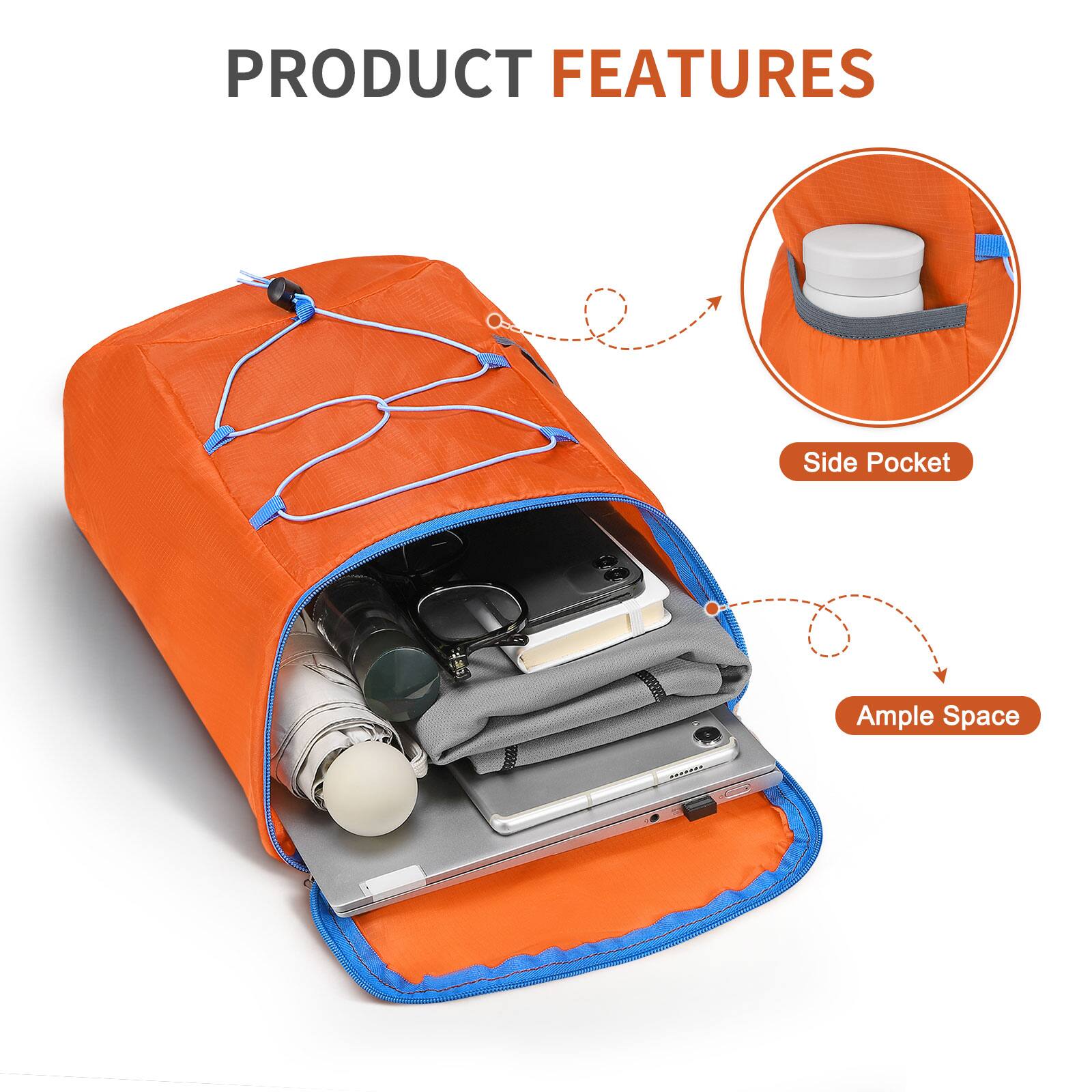 PRODUCT FEATURES

- Side Pocket
- Ample Space