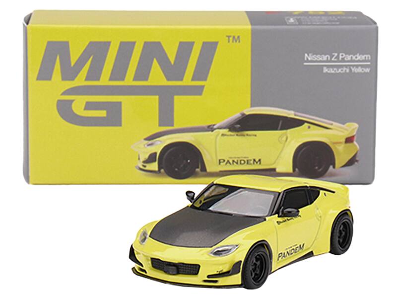 MINI GT  
Nissan Z Pandem  
Ikauchi Yellow  
PANDEM