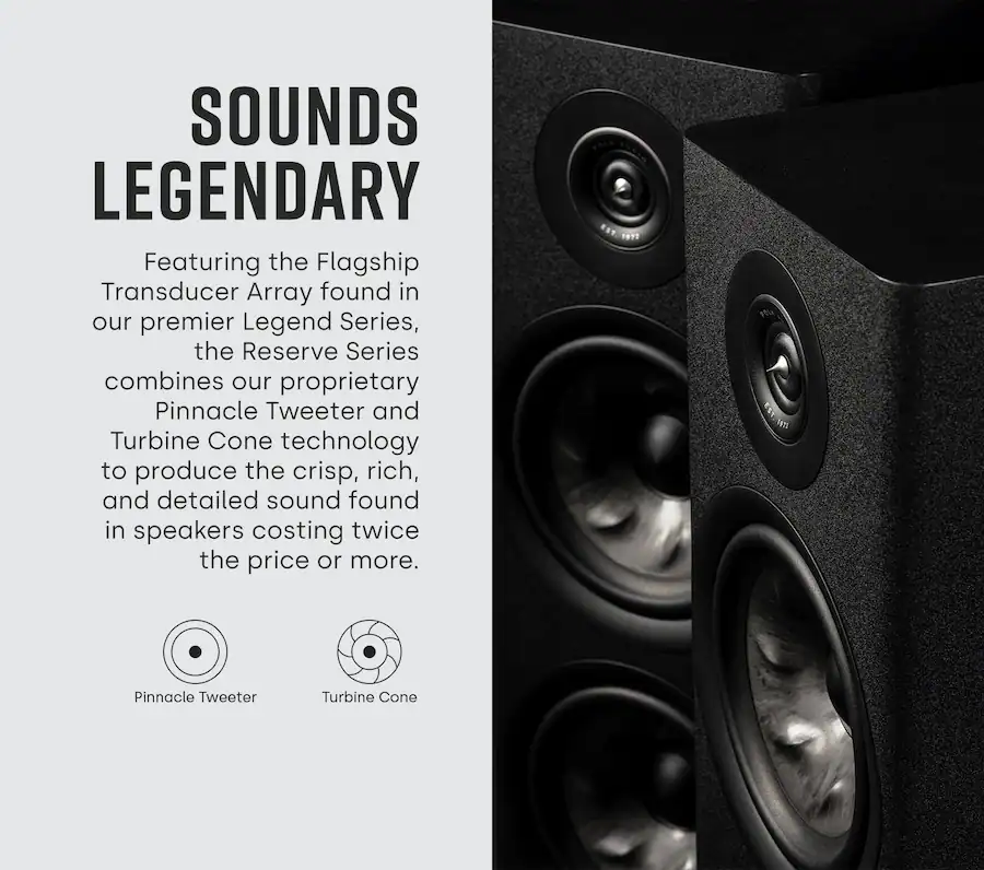 Polk Audio Polk Reserve R900 Height Module Speaker for 3D, Immersive ...