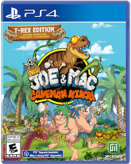 New Joe and Mac: Caveman T-Rex Edition - PlayStation 4