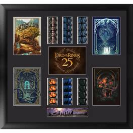 Trend Setters - The Lord of the Rings: FOTR 25th Anniversary (Middle-Earth) FilmCells™ Presentation Montage Framed Art USFC6618 - Multicolor