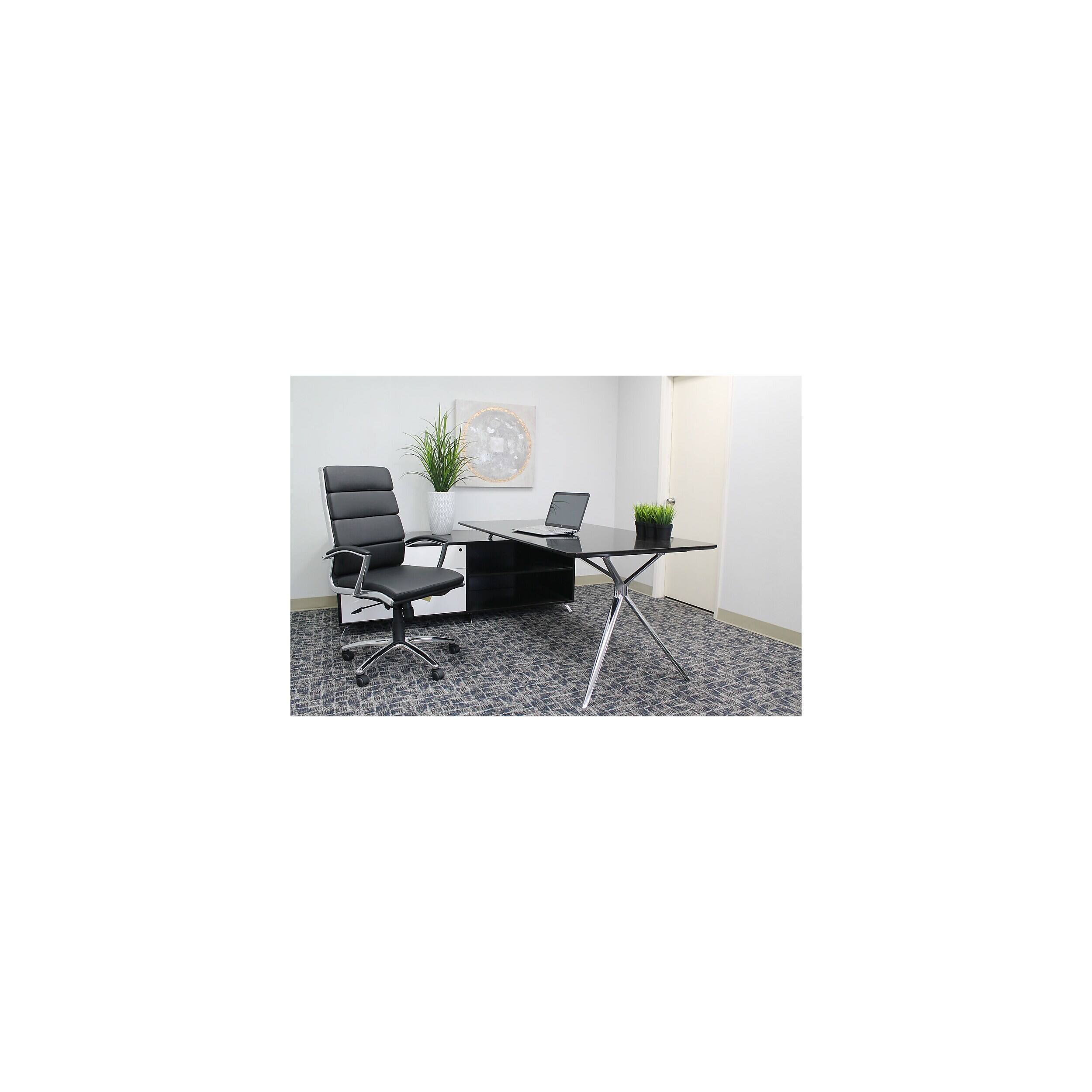 Alt View 5. Boss Office Products - CaressoftPlus Executive Chair (B9471-BK) - Black.