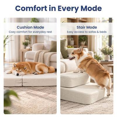 Comfort in Every Mode

Cushion Mode
Cozy comfort for everyday rest

Stair Mode
Easy access to sofas & beds